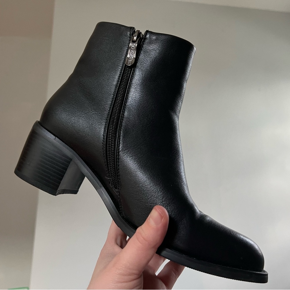 Leather Heeled Boots